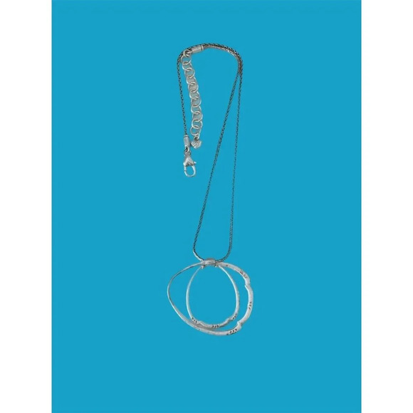 Brighton In Bloom Pendant Retired Pendant Necklace Beautiful Silver Plated. - Picture 2 of 5